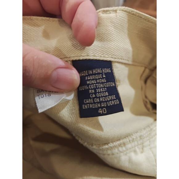 Vtg Marithe Francois Girbaud Jean Shorts Mens Size 40 Beige Denim Baggy Hip Hop - Picture 8 of 10